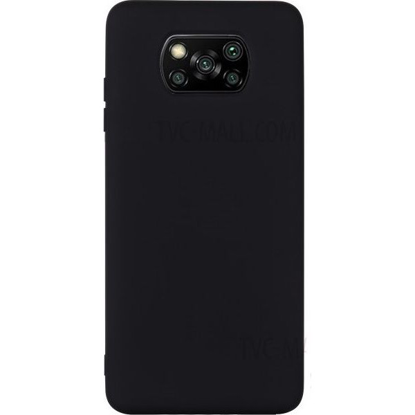 Θήκη Σιλικόνης Για Xiaomi Poco X3 NFC Μαύρη