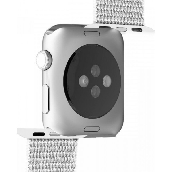 Puro Sport Band Nylon Λουράκι Apple Watch 5/4/3/2/1 (42/44mm) - White (AW40SPORT-WHI)