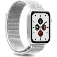 Puro Sport Band Nylon Λουράκι Apple Watch 5/4/3/2/1 (38/40mm) - White (AW40SPORT-WHI)