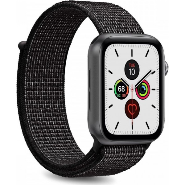 Puro Sport Band Nylon Λουράκι Apple Watch SE/6/5/4/3 (44/42mm) - Grey (AW44SPORT-IRGREY)