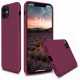 Θήκη Σιλικόνης Microfiber Για iPhone 11 Burgundy