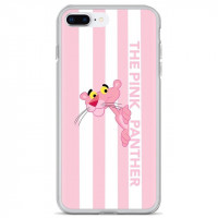 Θήκη Σιλικόνης Για Apple iPhone 7 Plus / iPhone 8 Plus Ροζ Flexible TPU - Pink Panther
