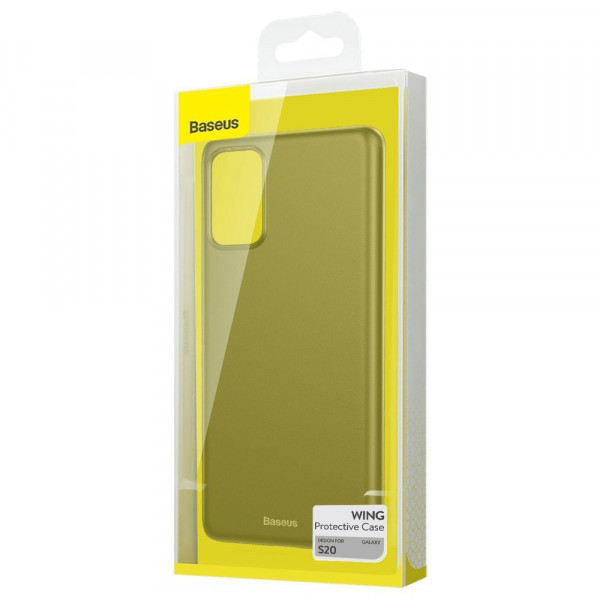 ΘΗΚΗ BASEUS WING CASE ULTRA THIN LIGHTWEIGHT PP COVER FOR SAMSUNG GALAXY S20 BLACK (WISAS20-01)