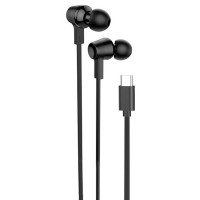 Hoco M86 In-ear Handsfree Ακουστικά με Βύσμα Type-C / USB-C 120cm - Μαύρα