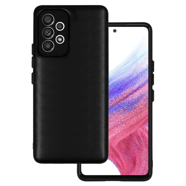 Θήκη Σιλικόνης Soft Για Samsung Galaxy A53 Leather 3D Black