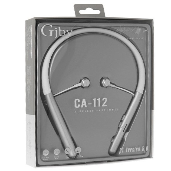 GJBY Sport Headphones - BLUETOOTH CA-112 White