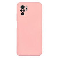 Θήκη Σιλικόνης Για Xiaomi Redmi Note 10/10s Powder-Pink