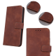 Θήκη Book Smart Velvet για Apple iPhone 15 Plus Brown