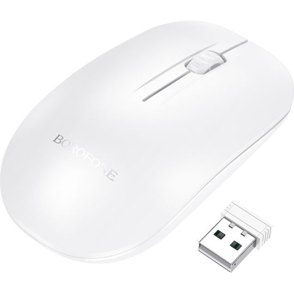 Borofone BG14 Planet Ασύρματο Ποντίκι Λευκό