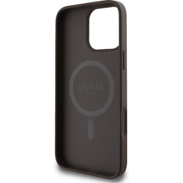Guess 4g Big Love Back Cover Δερματίνης / Δερμάτινο Καφέ (iPhone 16 Pro Max) GUHMP16XP4PLGWW Guess 4g Big Love Back Cover Δερματίνης / Δερμάτινο Καφέ (iPhone 16 Pro Max) GUHMP16XP4PLGWW
