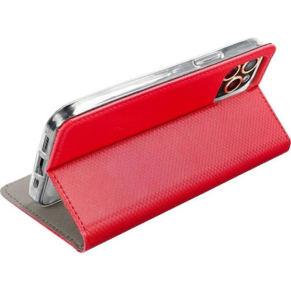 Θήκη Book Smart Magnet Για Samsung Galaxy A17 5G Κόκκινο