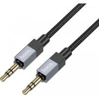 HOCO UPA32 καλώδιο AUX Jack 3.5mm σε Jack 3.5mm, 1μ, μαύρο